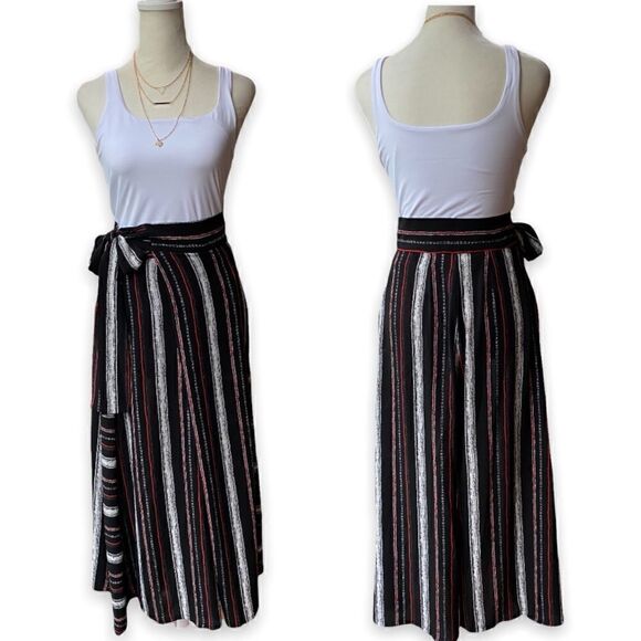 Eva franco wide striped leg regatta pants - Picture 1 of 16